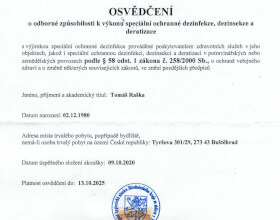 Osvědčení o odborné způsobilosti - Základní kurz DDD 2023